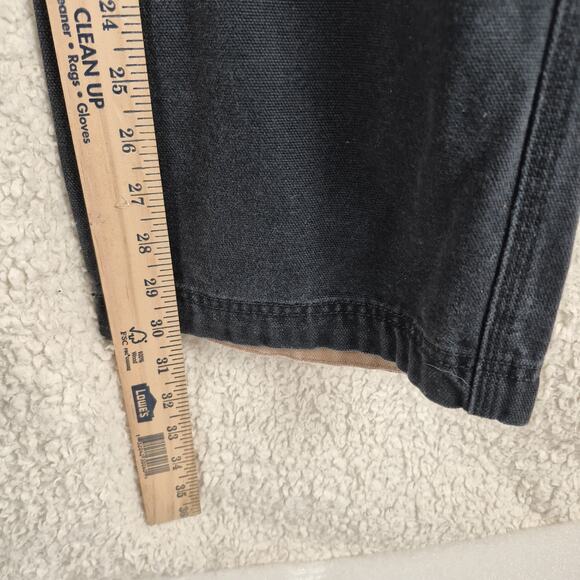 Duluth Trading Co Cargo Pants Mens 42x34 Black Relaxed Fit Work Utility Pockets - Picture 5 of 10